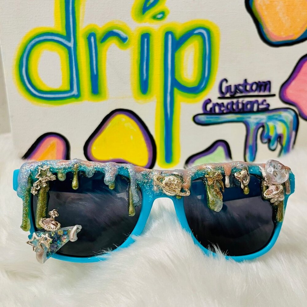 Cosmic Swirl Sunglasses by Drip Creations